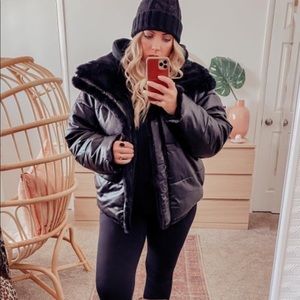 Express Vegan Leather Reversible Women’s Jacket